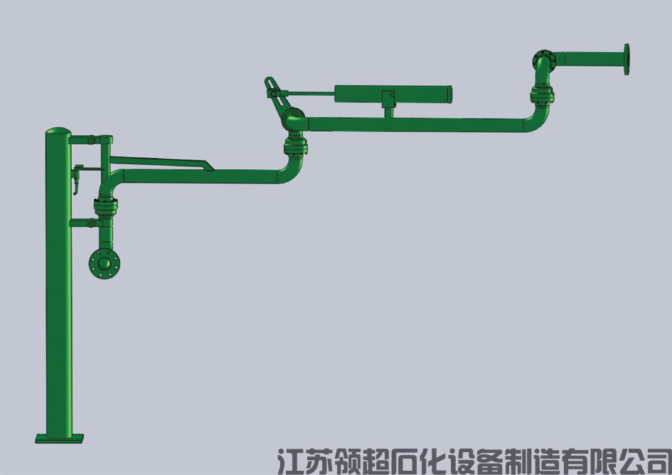 湖南長(zhǎng)沙客戶定制采購(gòu)的一批甲醇裝卸鶴管（AL2503型汽車底部裝卸鶴管）已通過(guò)物流發(fā)往使用現(xiàn)場(chǎng)(1)