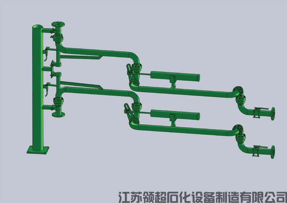 湖北荊州定制采購的一批液氯裝車用AL1512裝車鶴管已發(fā)往使用現(xiàn)場(1)